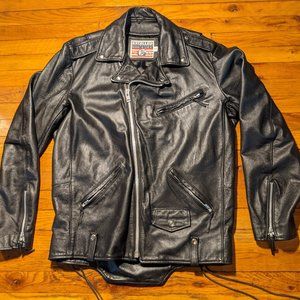 Vintage Excelled Leather Motorcycle Jacket